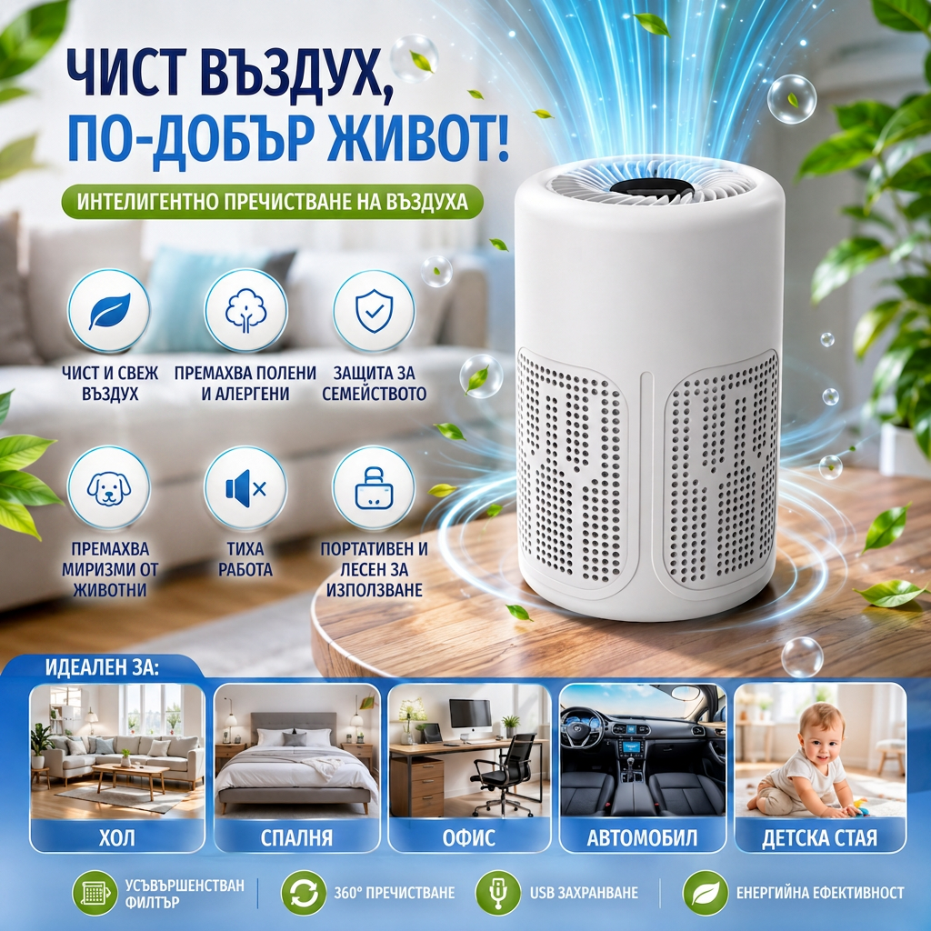 Интелигентен Пречиствател За Въздух AirPure™