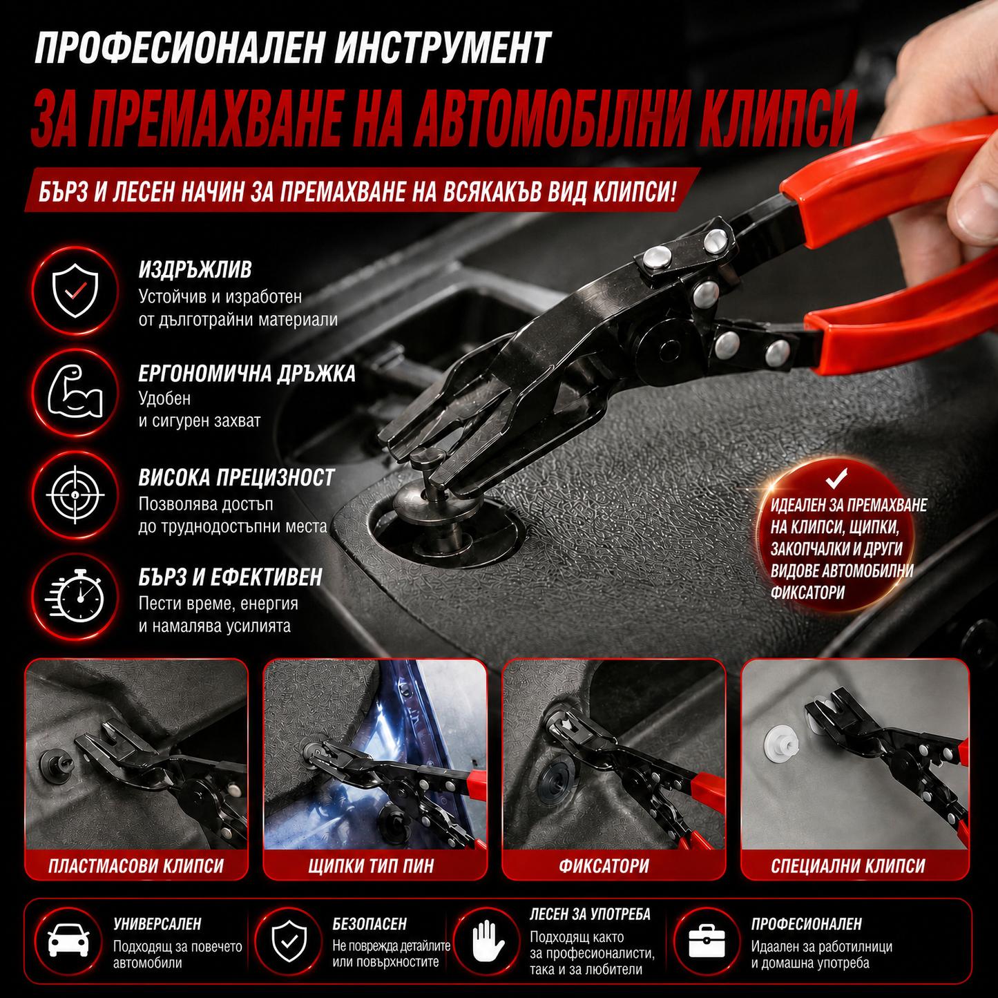 Клещи За Демонтаж ClipMaster™