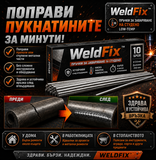 Универсални Заваръчни Пръчки – WeldFix™