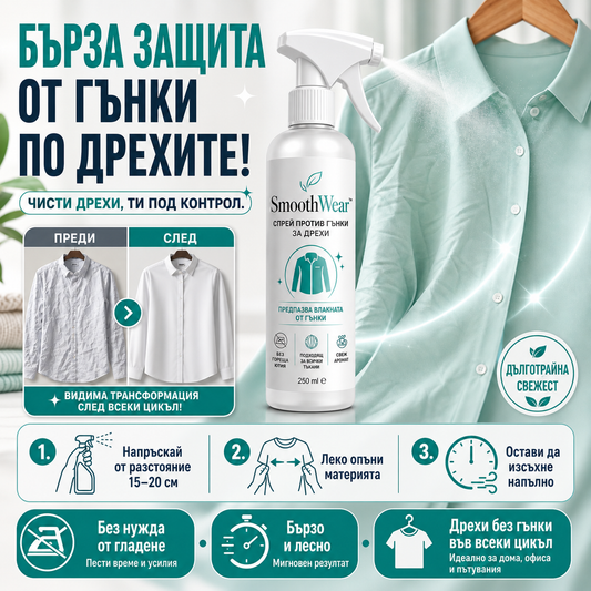 Спрей Против Гънки SmoothWear™
