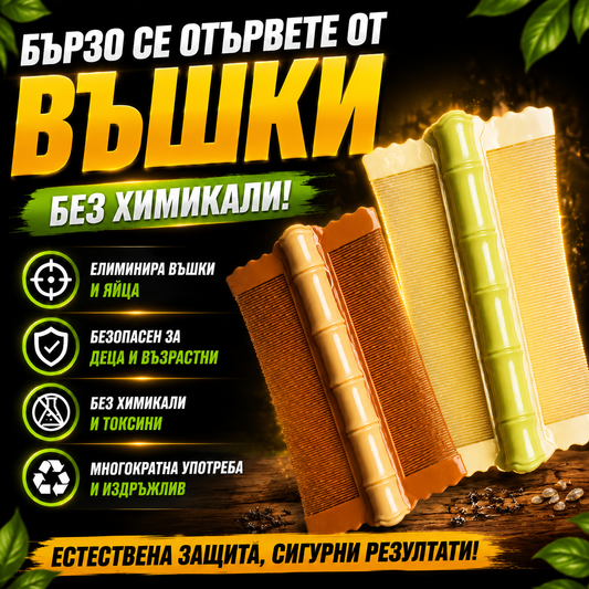 Гъст Гребен За Въшки LiceClean™