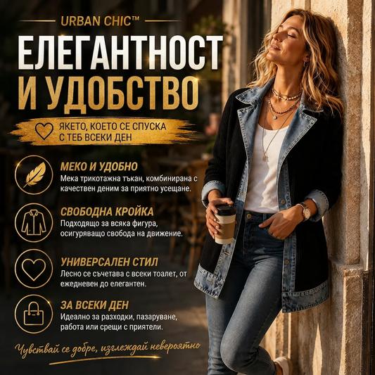 Елегантно Дънково Яке UrbanChic™