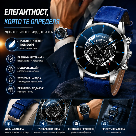 Елегантен Мъжки Часовник GenevaStyle™