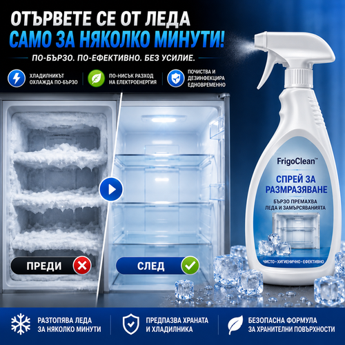 Спрей За Бързо Размразяване FrigoClean™