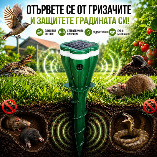Комплект 3 Соларни Уреда Срещу Гризачи RatAway™