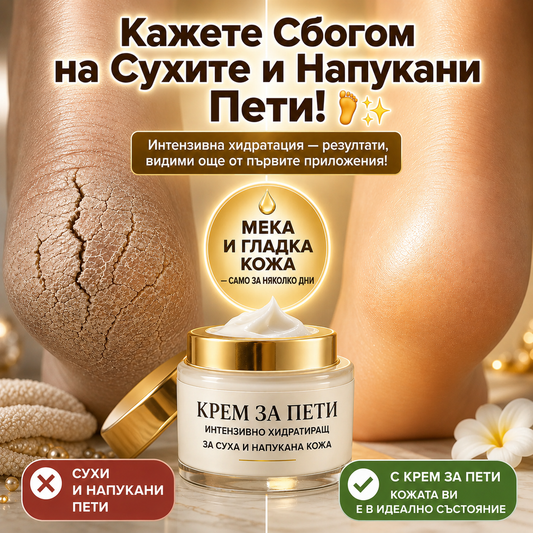 Крем За Напукани Пети SoftFeet™