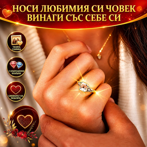EternalLove™ – Персонализиран Пръстен Със Снимка