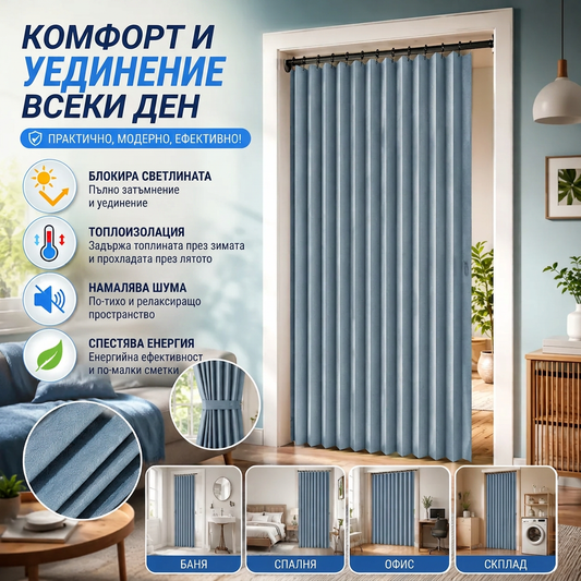 Магнитна Изолираща Завеса OdorGuard™