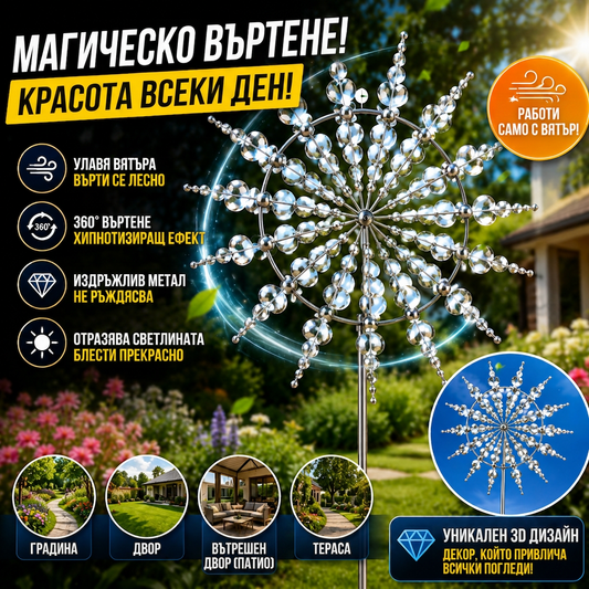 VentoSpin™ – Декоративна Вятърна Мелница