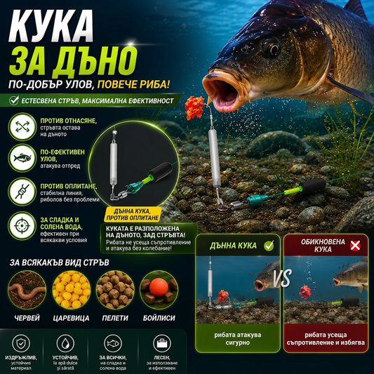 Кука За Дънен Риболов HookCatch™