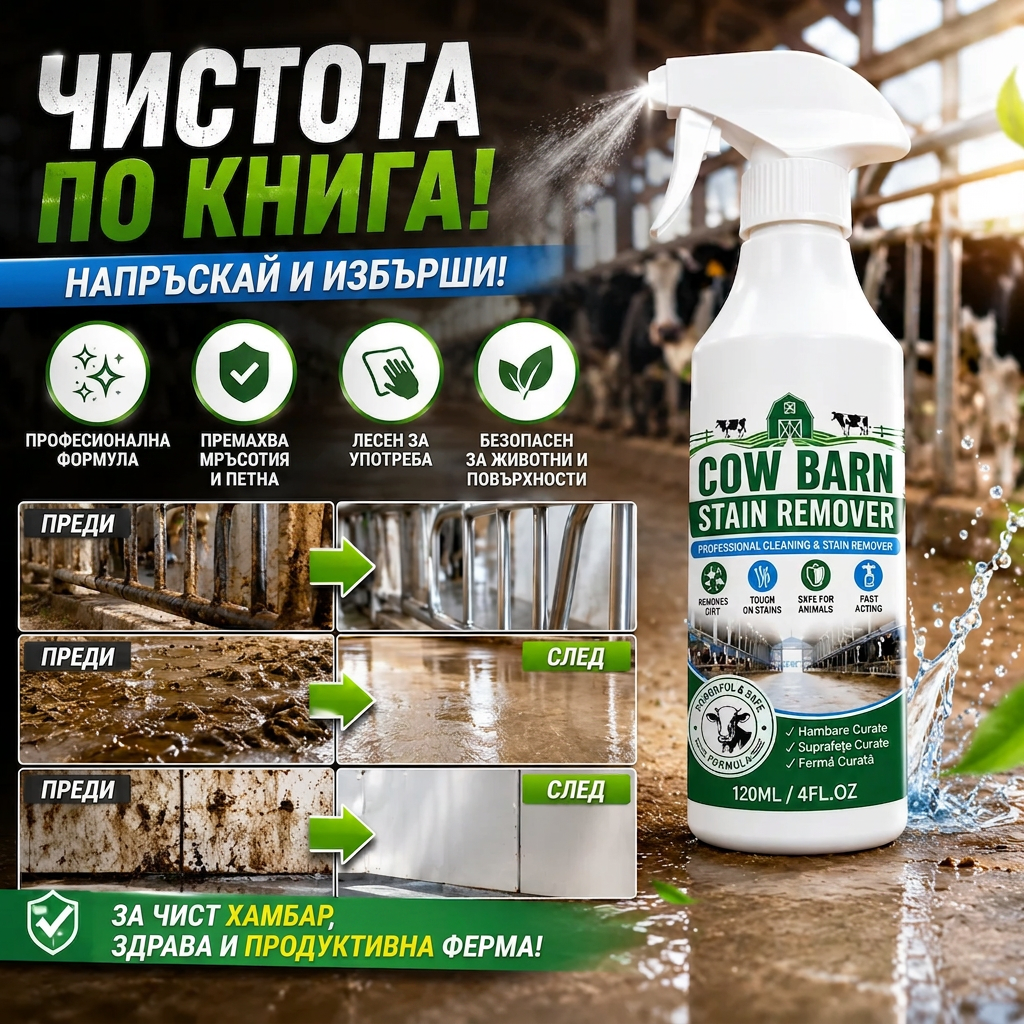 Разтвор За Почистване На Обори CleanBarn™