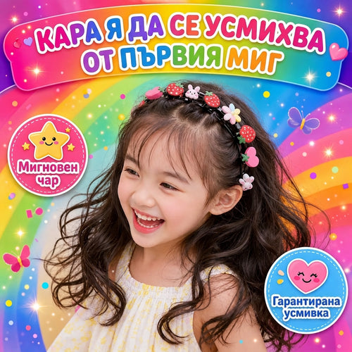 PrincessBand™ – 3 Броя Детски Диадеми За Момичета