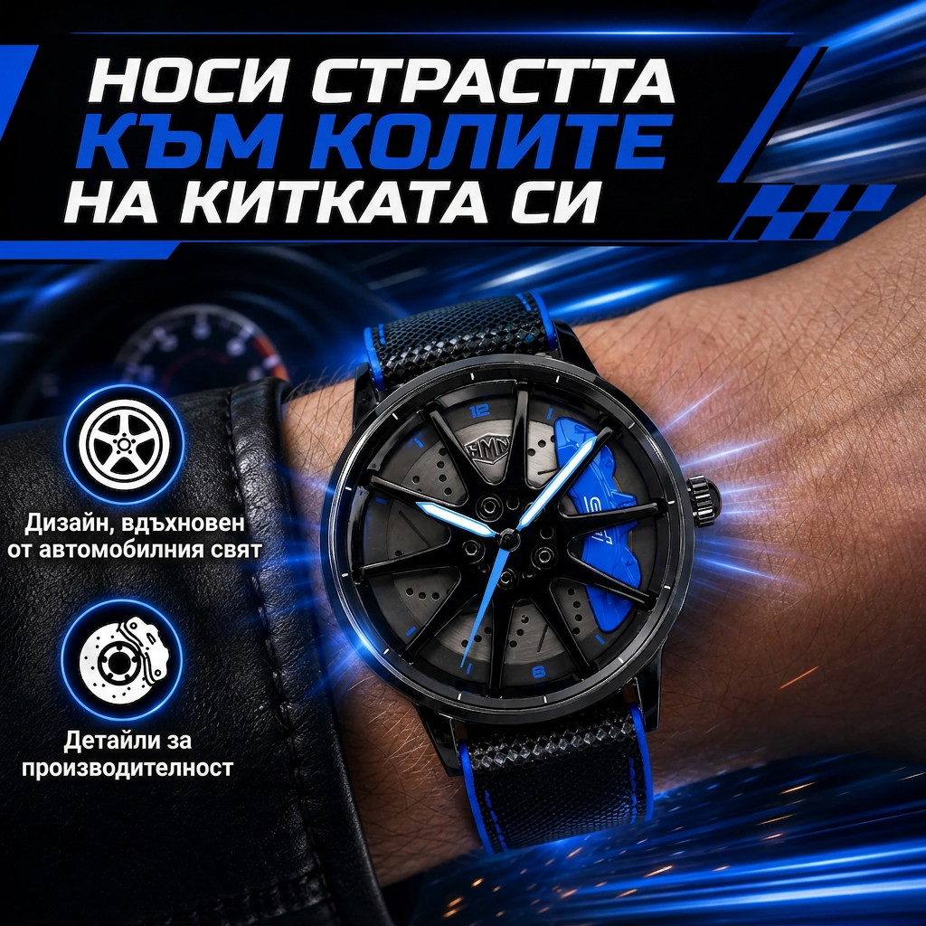RimMaster™ – Часовник, Вдъхновен От Автомобилни Джанти