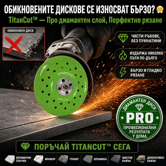 Комплект 3 Диамантени Диска TitanCut™